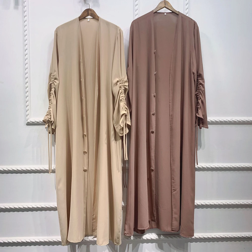 Eid Mubarak Abaya Dubai Turkey Islam Muslim Fashion Robe Kimono Femme Musulmane Caftan Moroccan Kaftan Abayas For Women Cardigan