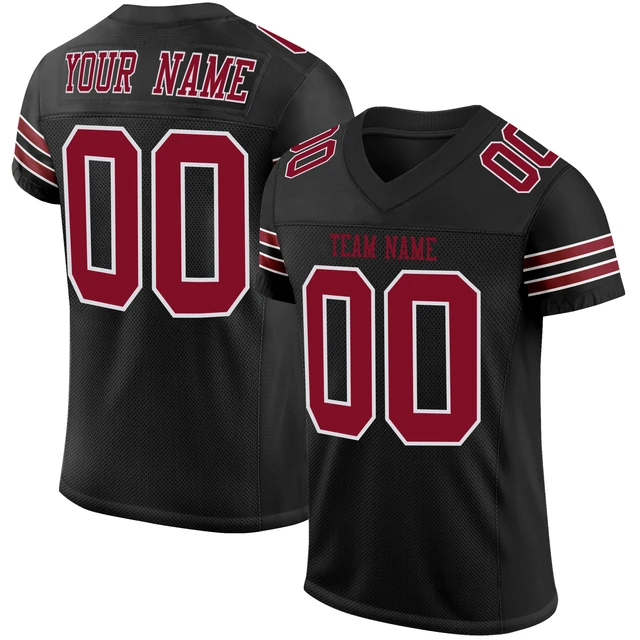 Custom American Football Jerseys Printing Football T-shirt Team Name/Number  Quick-Drying Short Sleeve Rugby Jersey for Men/Youth - AliExpress