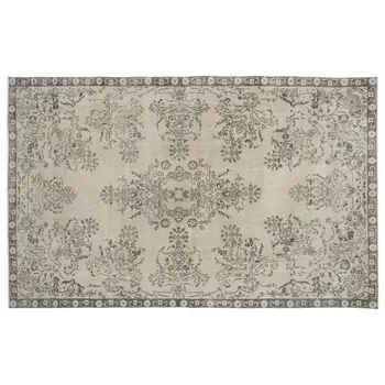 

Handmade Beige Vintage English English Area Rug 194x311 Cm-6'4''X10'2''
