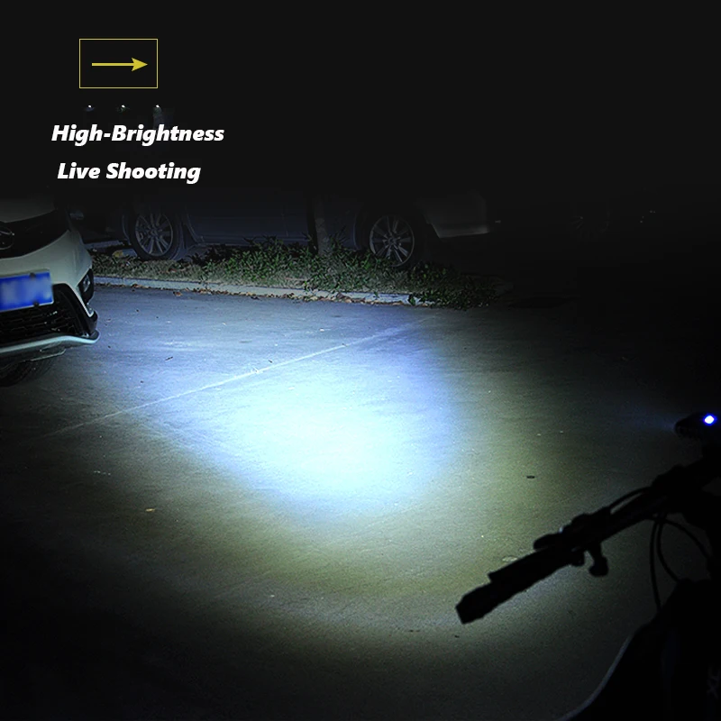 Велосипедный светильник Joshock L2/T6, заряжаемый через USB, 4400 мА/ч, светильник IPX6, водонепроницаемый, 5 режимов, головной светильник, Аксессуары для велосипеда, задний светильник