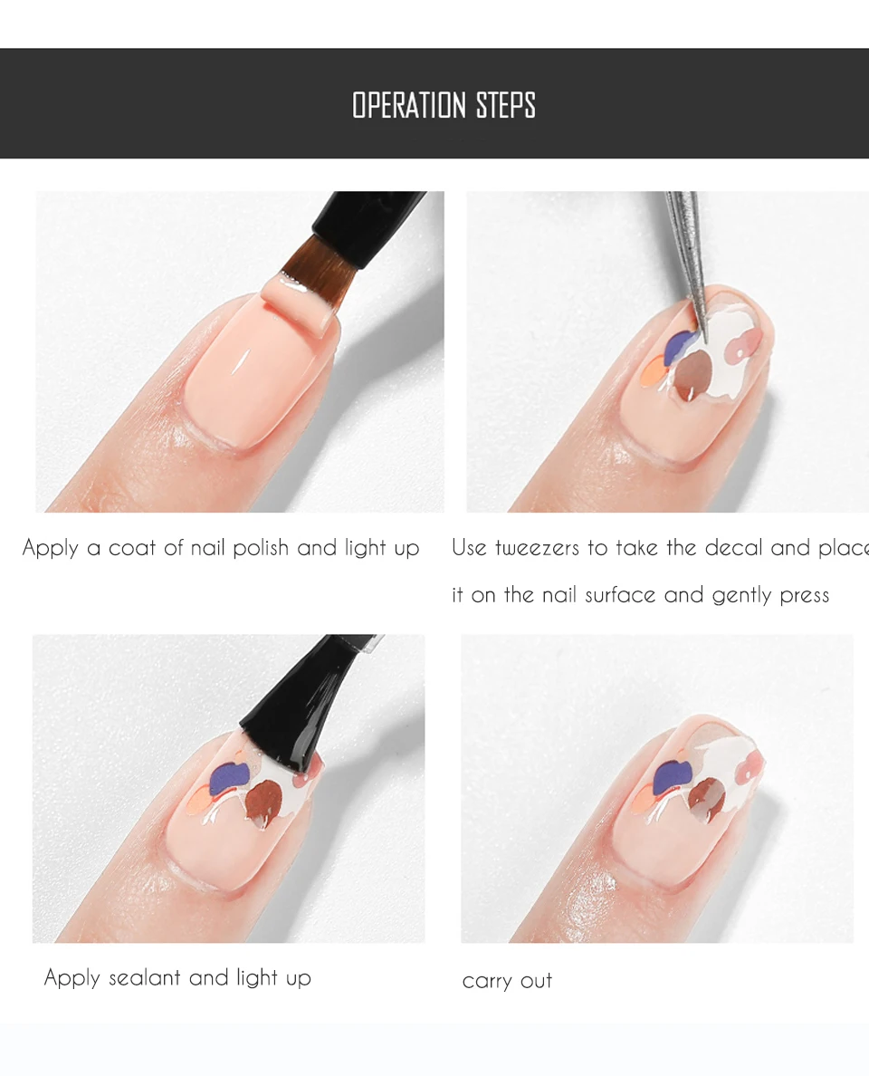 The New 3D Nail Sticker Cool English Letter stickers for nail Foil Love Heart Design Fashion Manicure Stickers