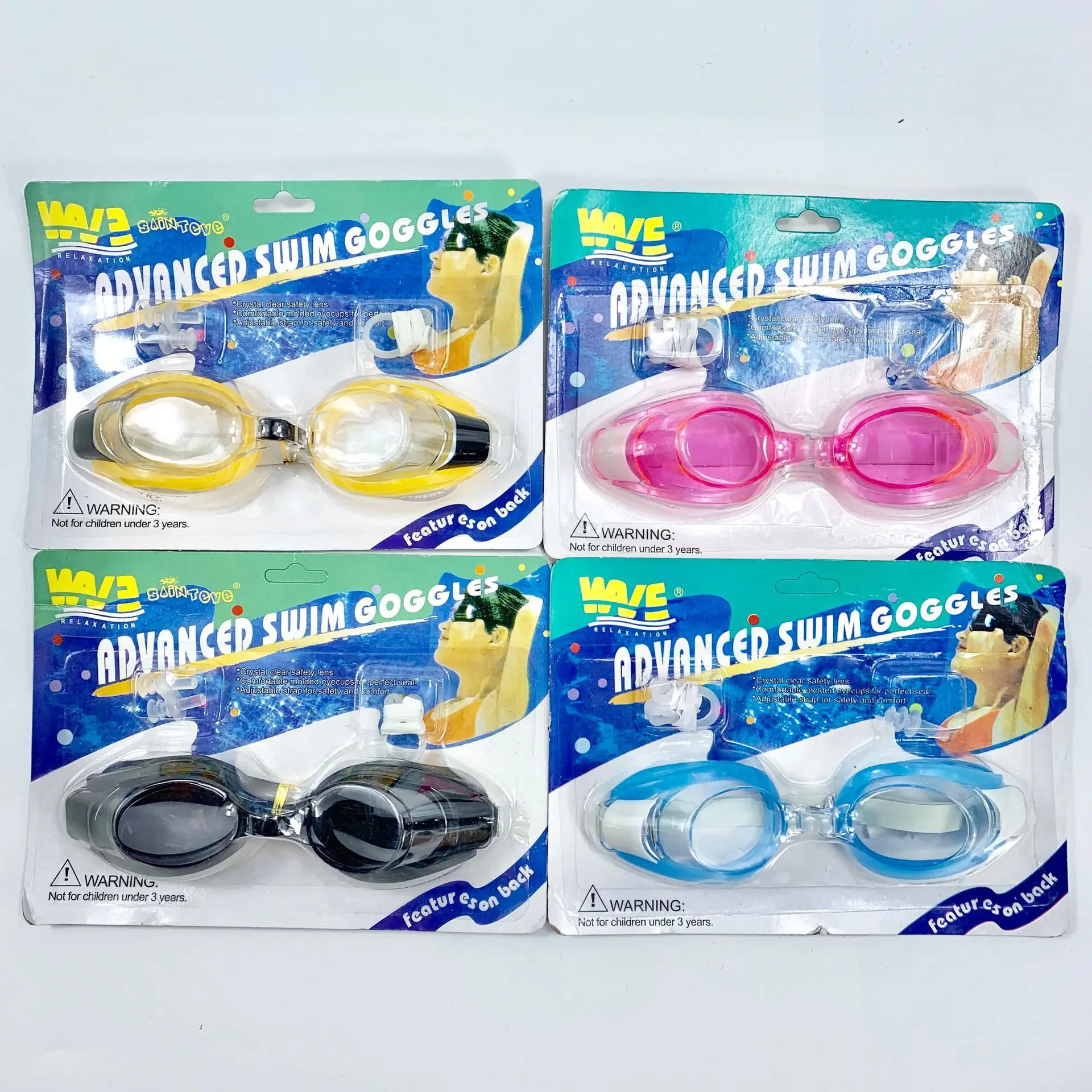 

Swimming Goggles Low Price Transparent Sling Nose Clip And Ear Plug Adult Children Waterproof Plain Glass Men And Women Diving G