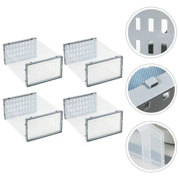

Storage Box High Quality Transparent Detachable Shoes Storage Box Shoes Container Storage Case for Sandal