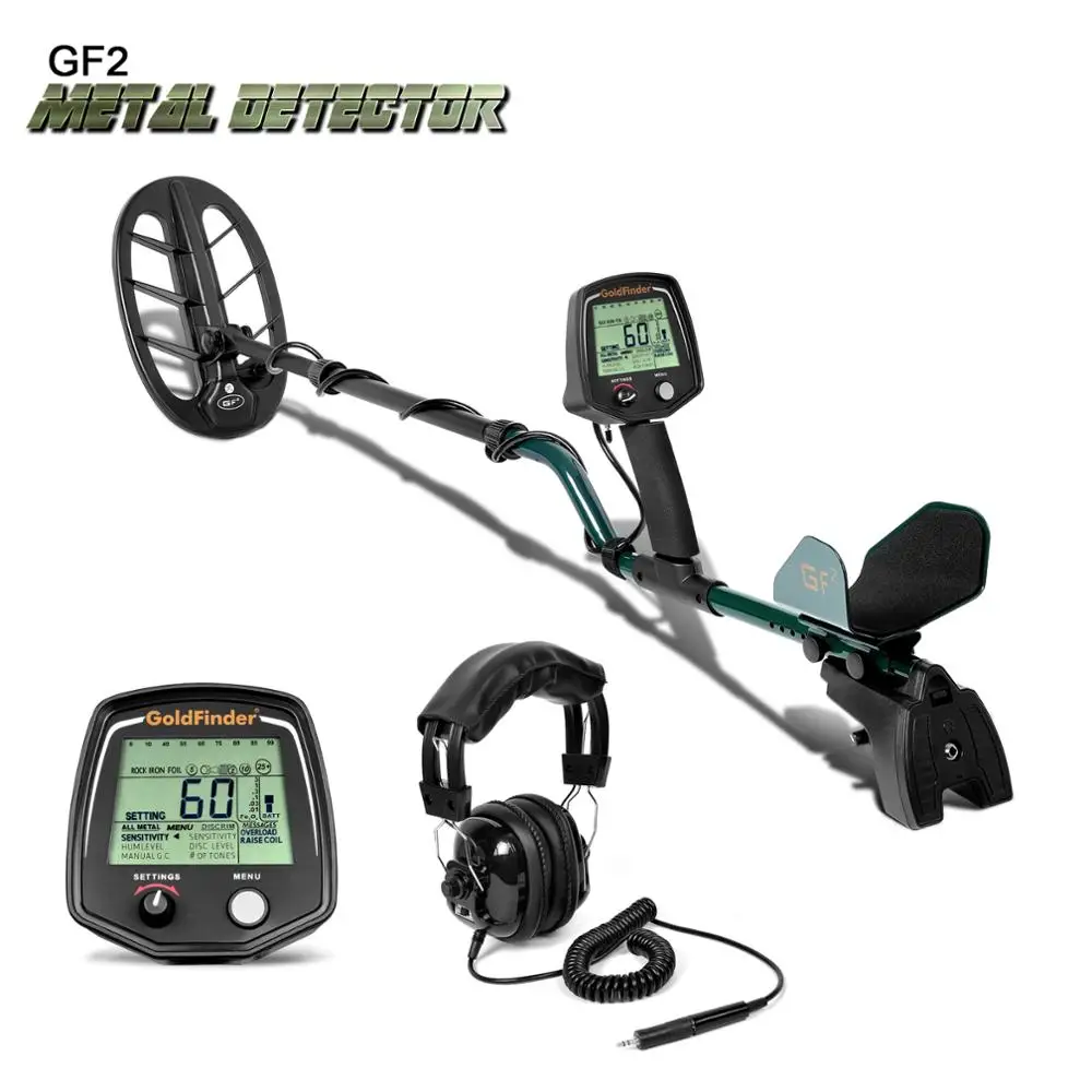 

Professional Metal Detector ''Gold Finder 2 '' - 3.8 Inch LCD Screen, Sensitivity Adjustment, 40h Battery Life, Earphone Jack