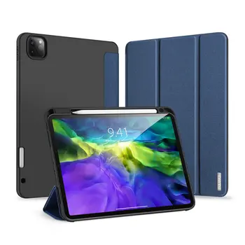 

For iPad Pro 11 2020 Tablet Case With Pencil Holder Smart Sleep Wake up PU Leather Trifold Stand Cover For iPad Pro 11 2020