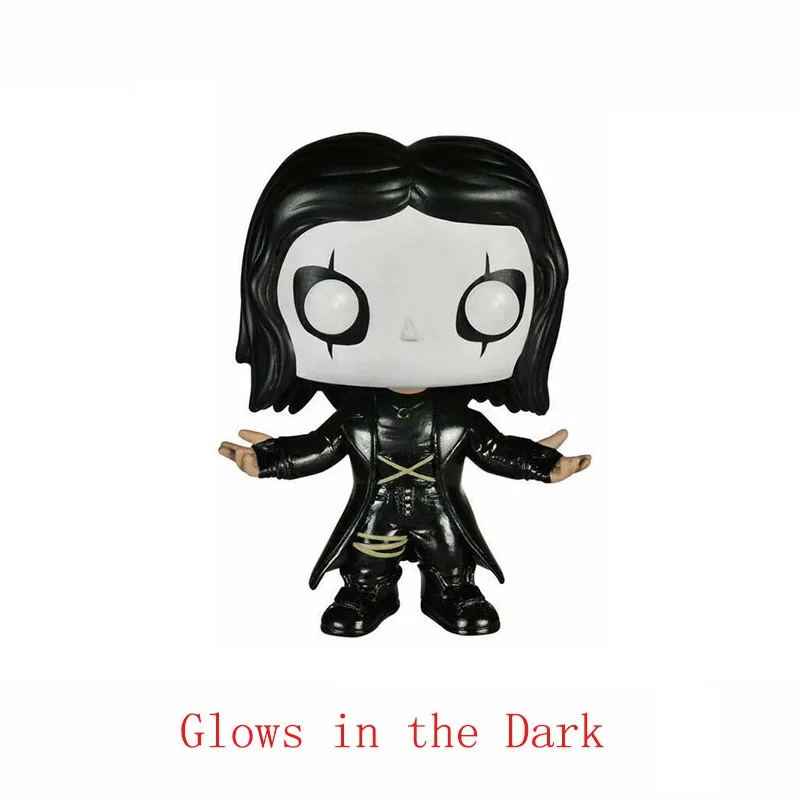FUNKO POP ворона Виниловая фигурка#133 Эрик Draven ворона Коллекционная экшн Статуэтка игрушка рождественские подарки для детей свечение в темноте