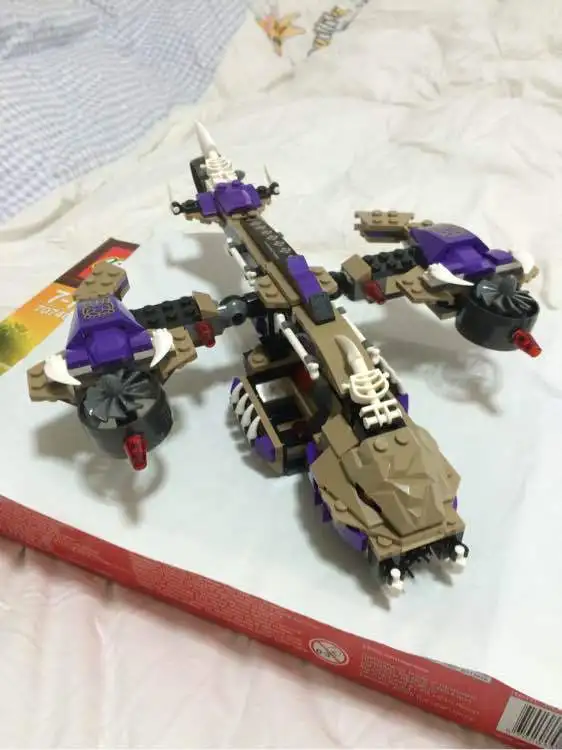 

Bole Phantom Ninja Building Blocks Anacondrai Predator Helicopter Children'S Educational Assembled Toys 10321