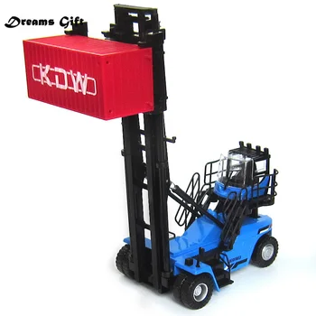 

Alloy Diecast 1:50 Construction Vehicle Empty Box Stacker Forklift Climbing Model Simulation Car Model Excavator Children Toys