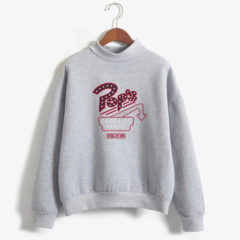 2019 Riverdale Pop's Chock'lit Shoppe толстовка с круглым вырезом уличная одежда South Side Serpents