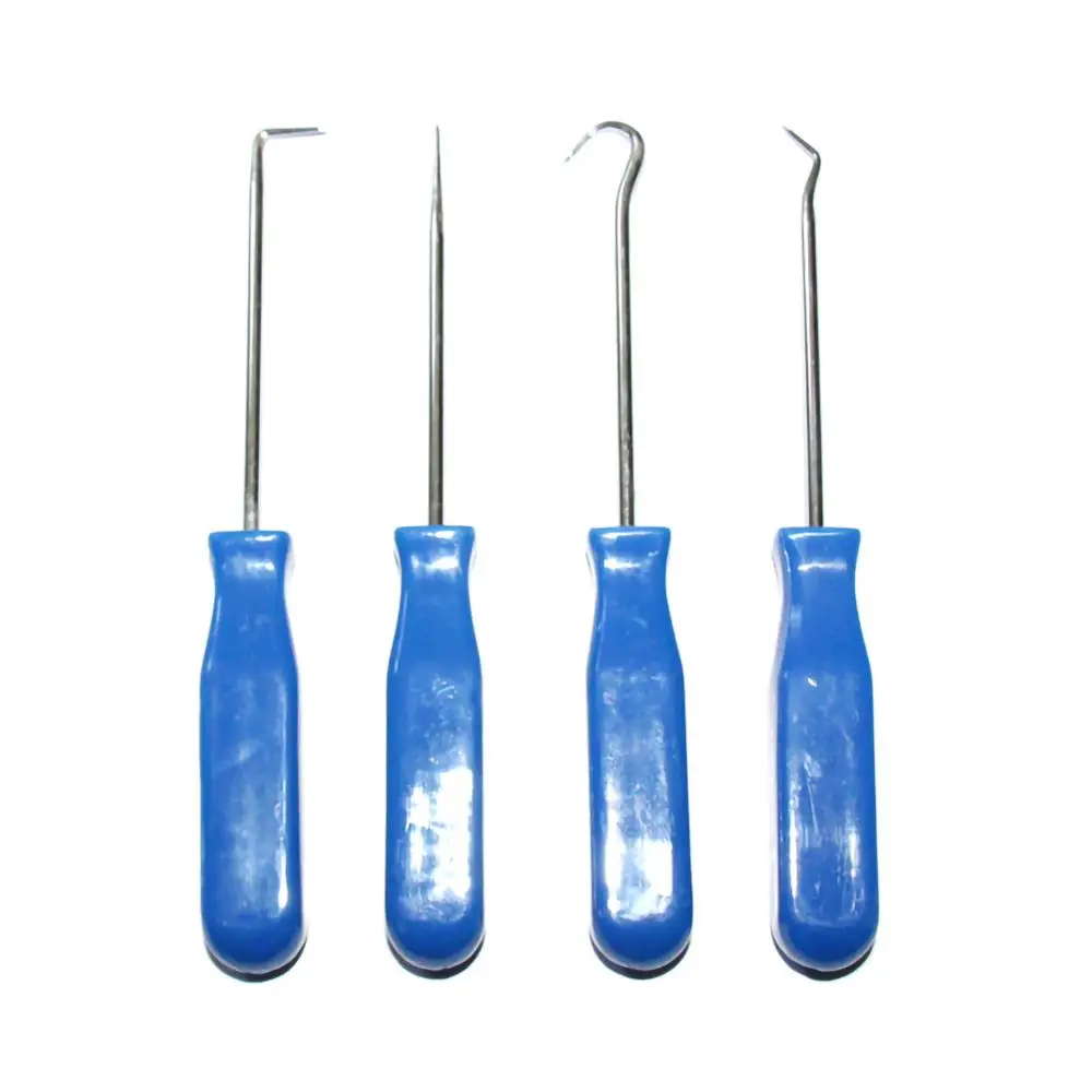 

4Pcs 135mm Car Pick Hooks Tools Vehicle Oil Seal Screwdrivers Set O-Ring Seal Gasket Puller Remover Craft Hand Tools Accessories