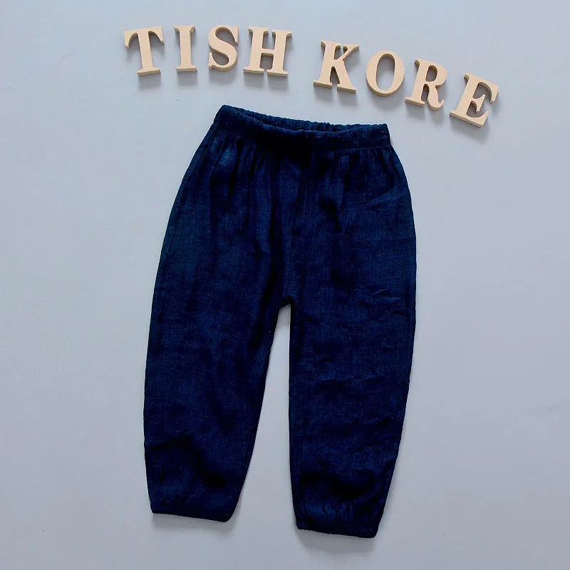 Children Baby 0-5-Year-Old Summer Casual Anti Mosquito Pants BOY'S Girls Korean-style Air Conditioner Trousers Lantern Pants