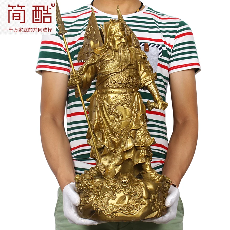 Статуя Гуань Гонг украшения Fortuna Wu Guan Yu Erye Большое состояние фэн-шуй магазин