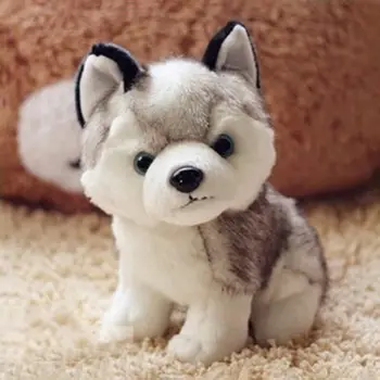 

18cm Plush Doll Soft Toy Husky Dog Baby Kids Cute Stuffed Toys Gift New Dog Pet