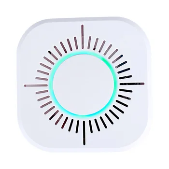 

433MHz Wireless Smoke Detector Independent Fire Alarm Sensor 360 Degrees Indoor Home Safety Garden Security Smoke Alarm