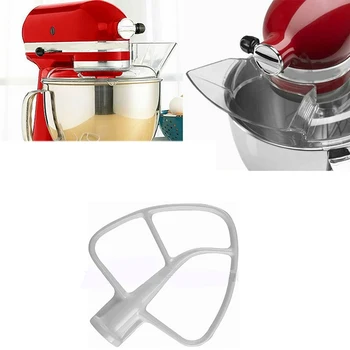 

Pouring Shield&Flex Edge Beater/Stand Mixer Parts for KitchenAid 4.5-5 Qt Food Processor Accessory