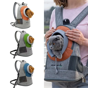 

Fashion Outdoor Pet Dog Carrier Bag Pet Dog Front Bag Out Double Shoulder Portable Travel Backpack Mesh Backpack Dog Carriers