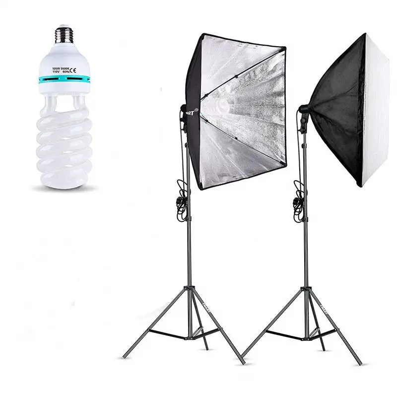 

Photography Softbox Lighting Kits 135W Continuous Photo Video Lighting System 20"X28" Soft Box Lights Studio Lights Equipment