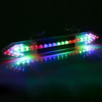

Solar Energy High Power 46 LED Strobe Flash Warning Windscreen Car Colorful Lamp Truck Emergency Light Flashing Firemen Lights
