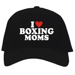 Бейсболка с принтом I LOVE Boxing MOMS