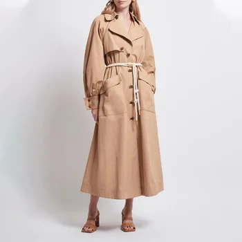 

Big-name winter clothes Women's coat retro elegant coats woman winter 2020 women's long-sleeved fashion lapel jacket XL