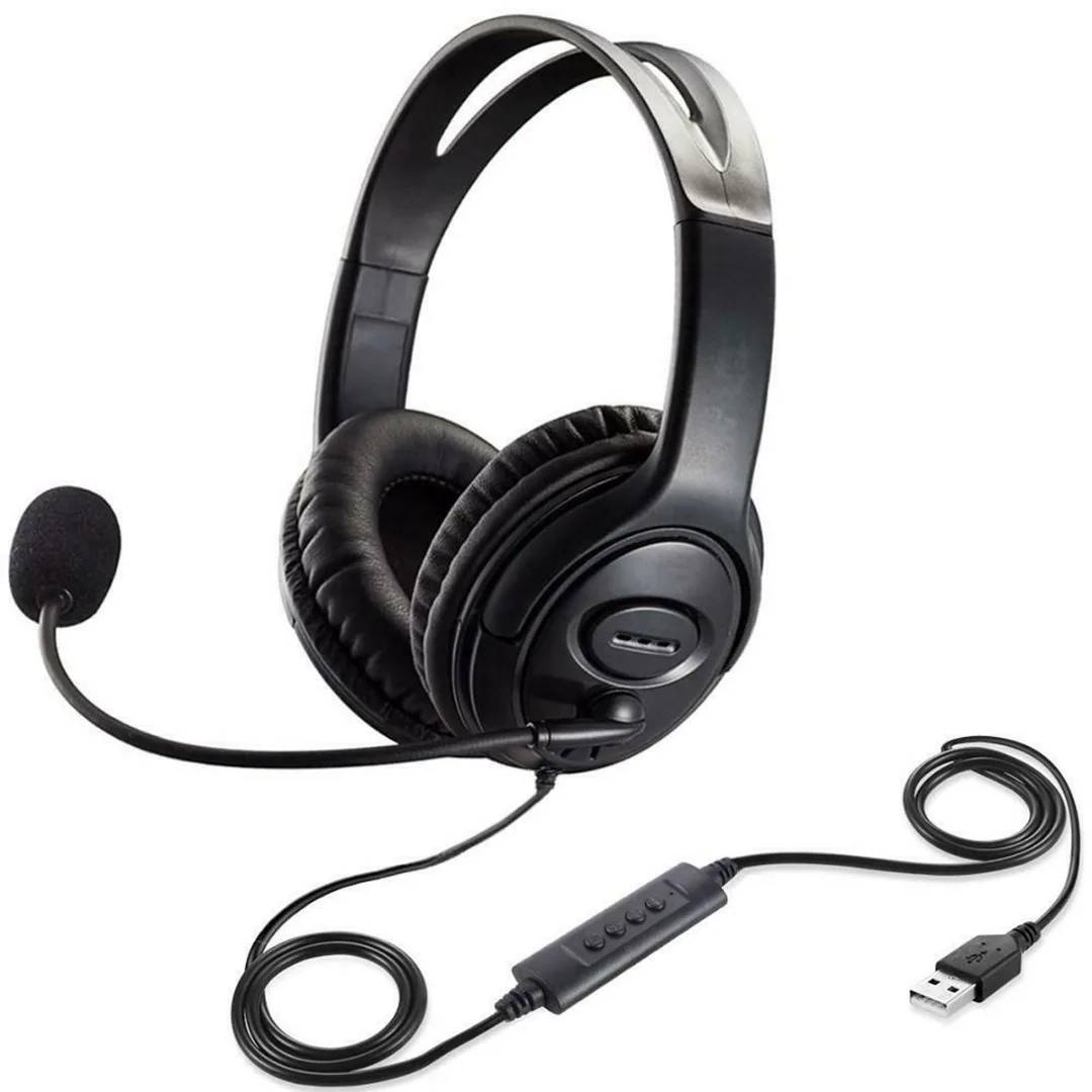 Pohiks 1pc High Quality Noise Cancelling Gaming Headset Adjustable Deep Bass Stereo Headphone For PC Computer