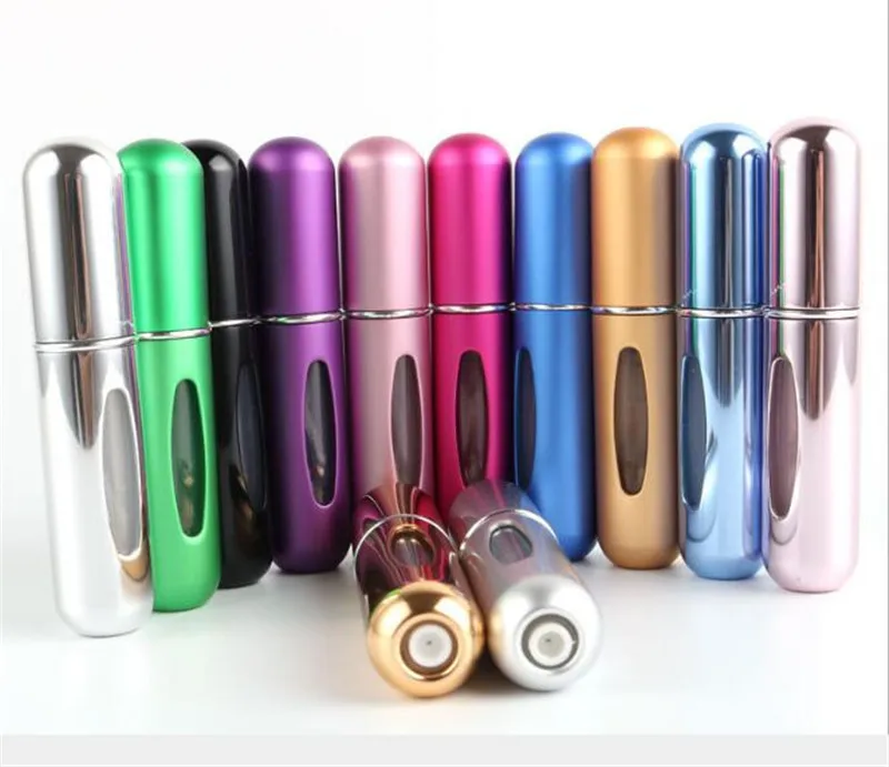 

30pcs/lot 5ml Portable Mini Refillable Perfume Bottle With Spray Scent Pump Empty Cosmetic Containers Spray Atomizer Bottle