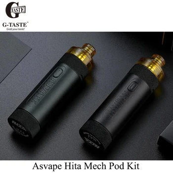 

Asvape Hita Mech Pod Kit 1000mAh 30W Box Mod 3ml DTL/MTL Vape Pen Kit Fit Mesh/RBA Coil 510 Adapter E-Cigarette Vaporizer