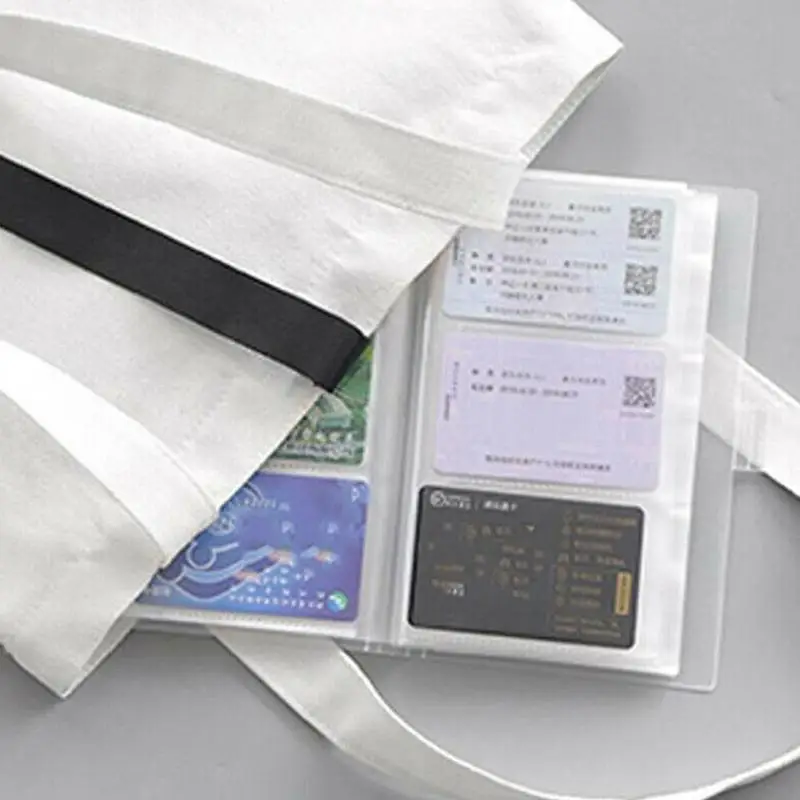 1 шт. 240 слот для карт офис прозрачный Бизнес карты большой Id Ёмкость держатель