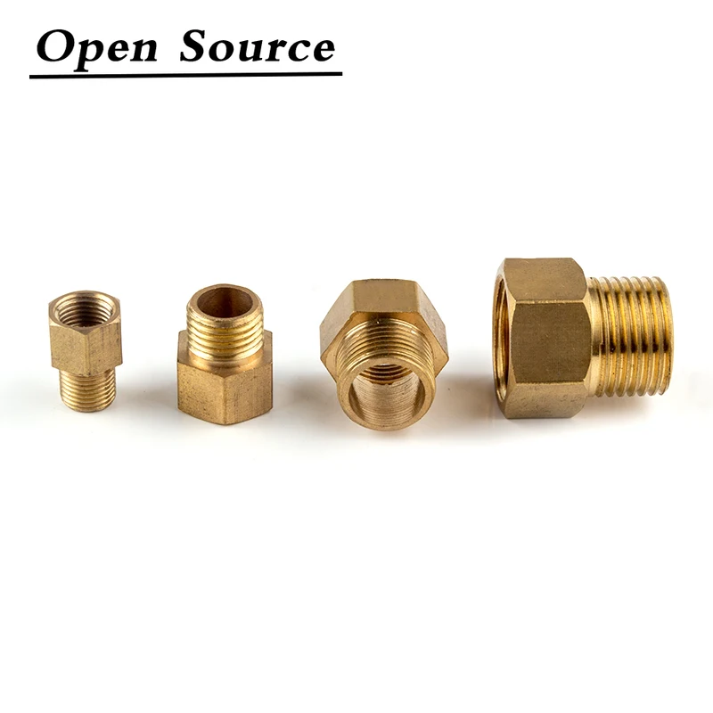 Медный переходник M/F 1/8 &quot1/4&quot 3/8 &quot1/2&quot 3/4 &quotBSP с внутренней резьбой латунный