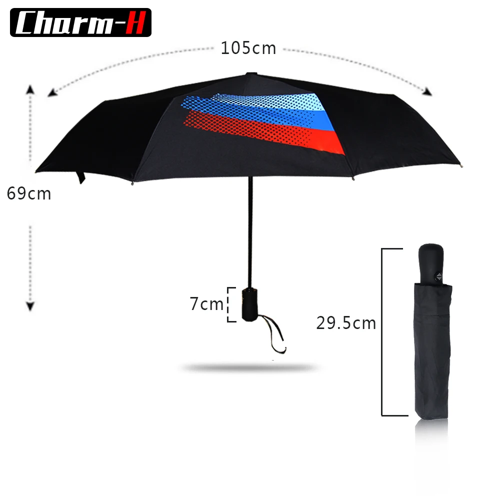 

Fully-automatic 3 Folding New M Performacne Car Umbrella For BMW F20 F30 F32 F10 F11F15 F16 E46 E60 E90 M3 M5 G30 X3 X4 X5 X6 Z4