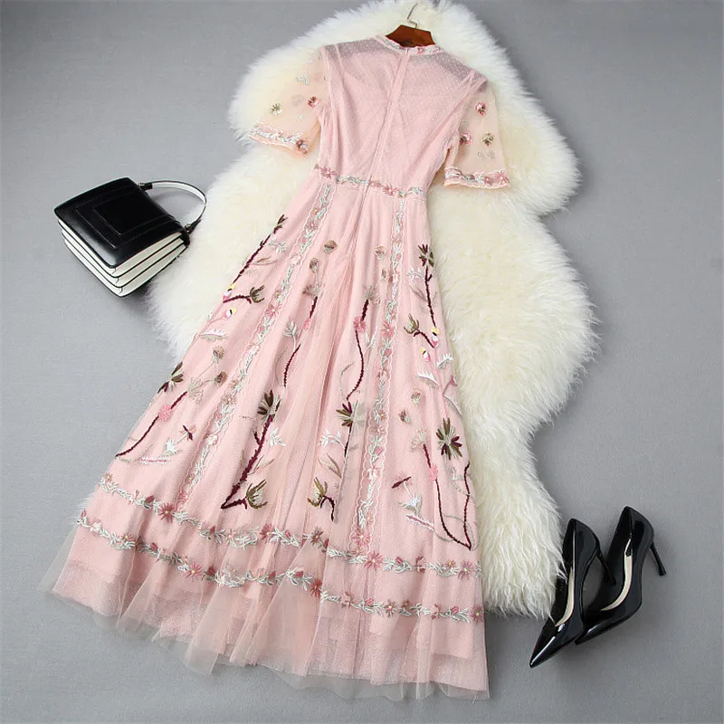 Voa 22mm Pattern Jacquard Silk Stitching Long