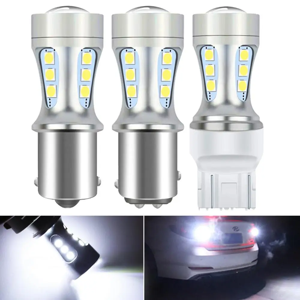 2x Canbus P21W светодиодный автомобиль W16W BA15S T15 W21/5 W BAY15D 1157 W21W T20 7440 7443 для lada DRL Blub P21/5 1156