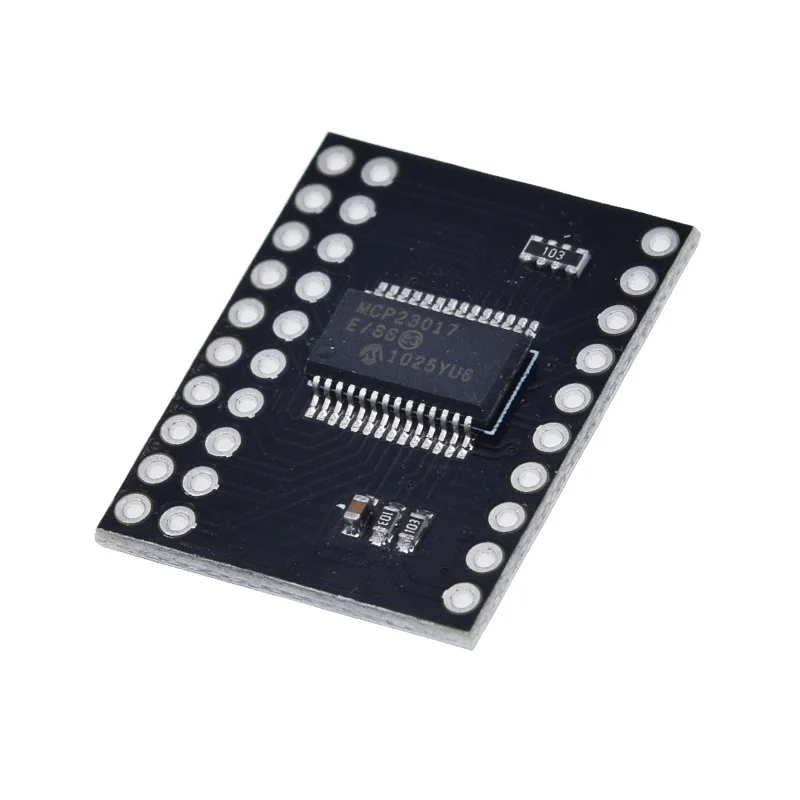 1 шт. MCP23017 серийный Интерфейс модуль IIC I2C SPI MCP23S17 двунаправленный 16-бит I/O расширитель шпильки 10 МГц беспроводной последовательный Интерфейс модуль - Цвет: module 2