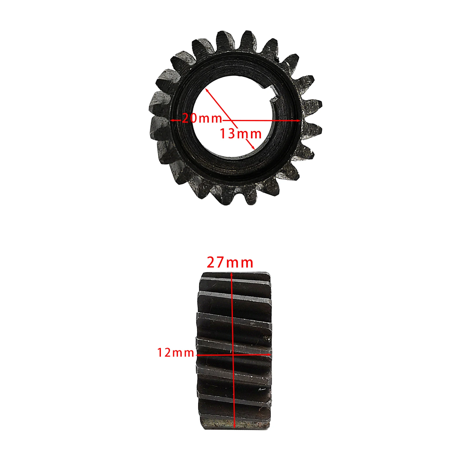 Motor 80cc Gear Box flywheel Bevel Pinion for 50cc-80cc Motorized bicycle parts Bike Black Box TDR motorcycle gear box parts