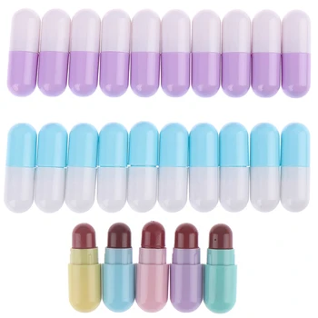 

10Pcs/Set Mini Sample Make Up Cosmetic Container Empty Pill Lipstick Container