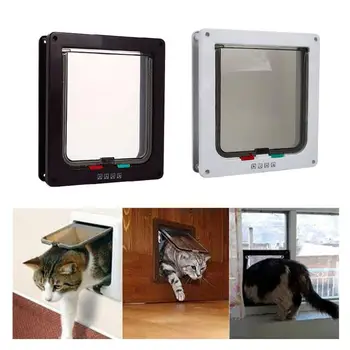 

Puppy Door S/M/L 2 Colors Dog Door Pet Safety Kitten Milk Cat Strong Cat Door