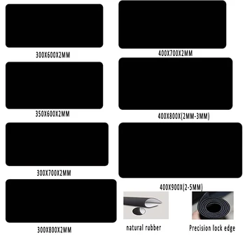

400X900X3MM Large-size Game Rubber Anti-slip Mouse Pad Precision Seaming Laptop Keyboard Pad Bat LOGO Pad