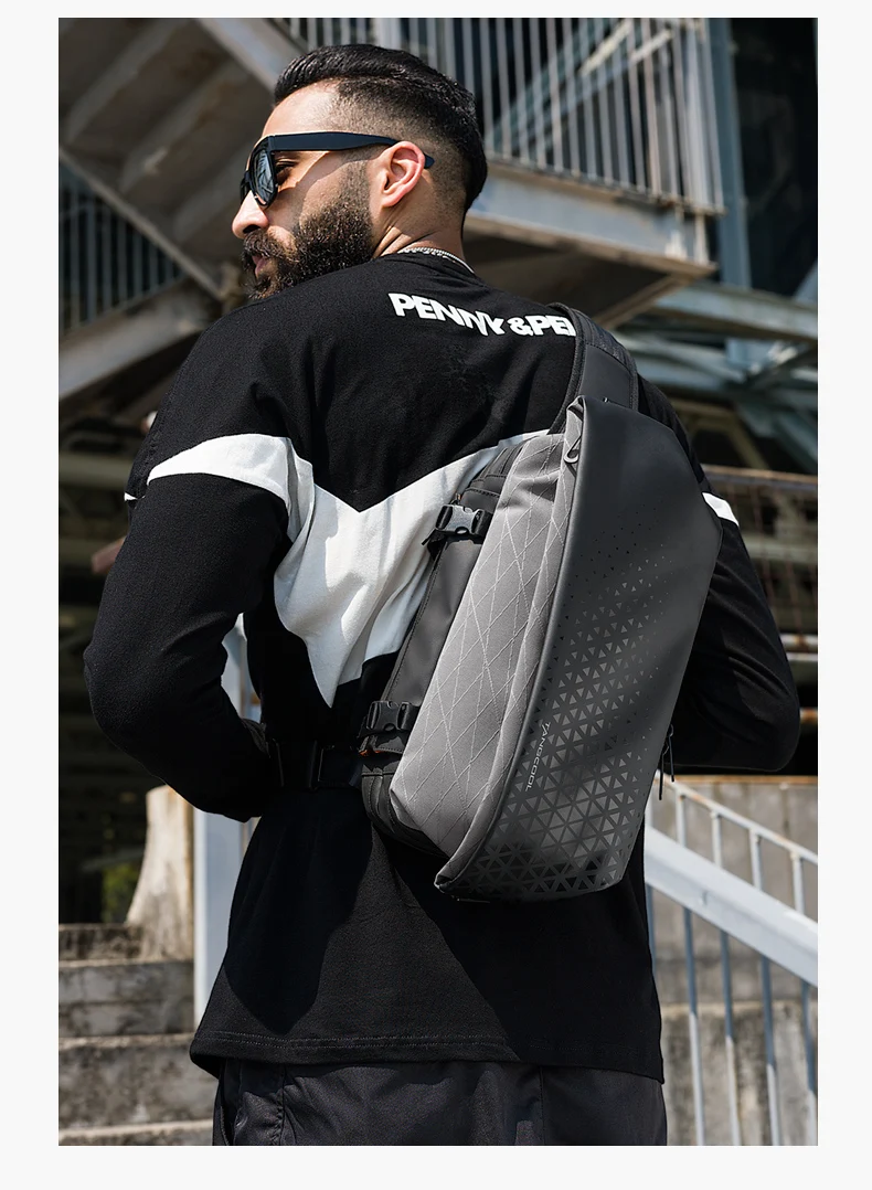 Tangcool модная мужская сумка-мессенджер, водонепроницаемая дизайнерская мужская нагрудная сумка, сумка с защитой от кражи, сумки через плечо для мужчин, дорожные