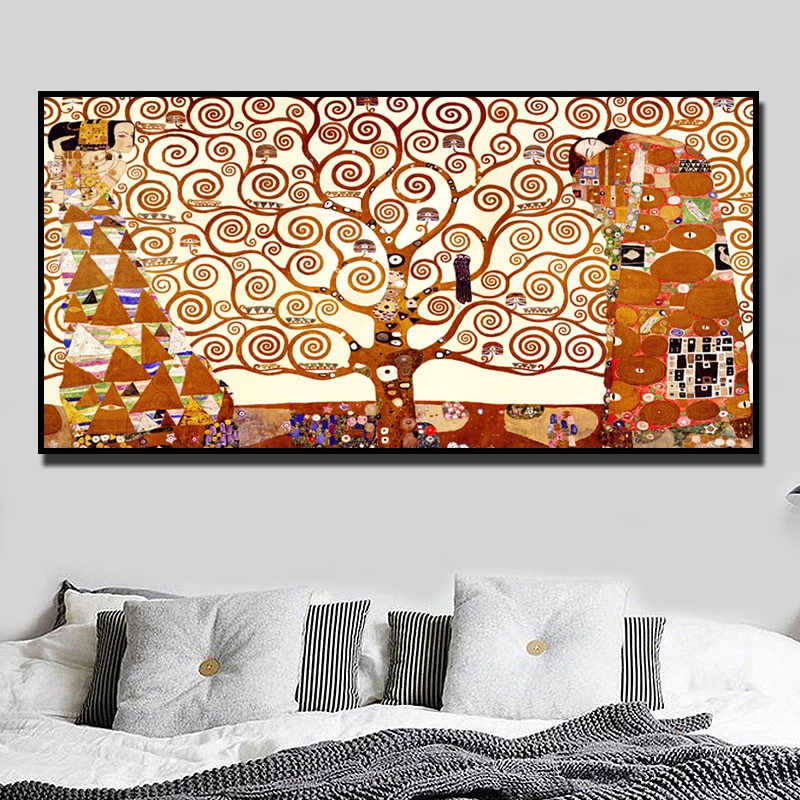 Настенная картина Древо жизни Gustav Klimt постеры и принты современное настенное