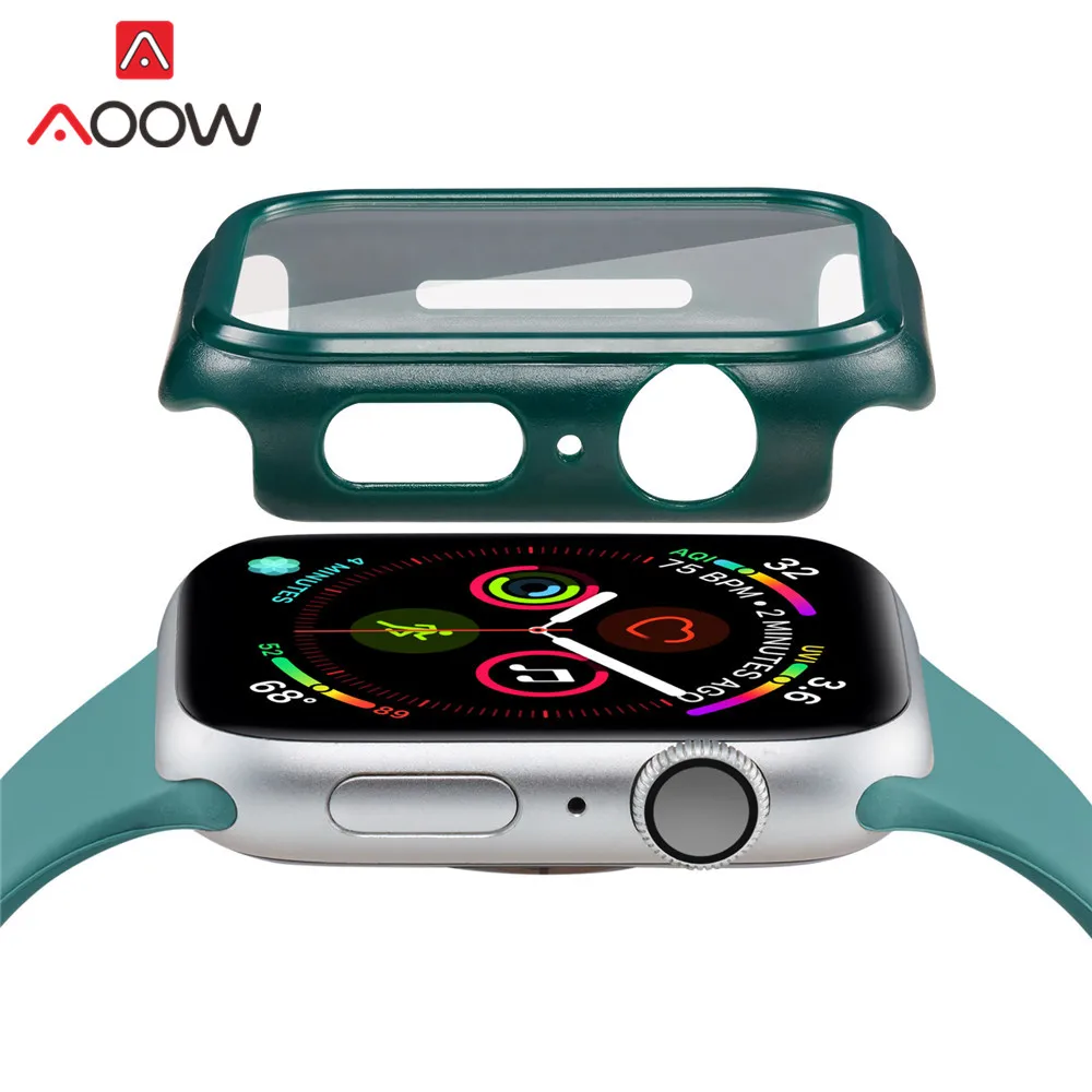 

Screen Protective Case Film for Apple Watch 40mm 44mm 38mm 42mm Ultra-thin Full Protection PC Cover Band for iWatch 2 3 4
