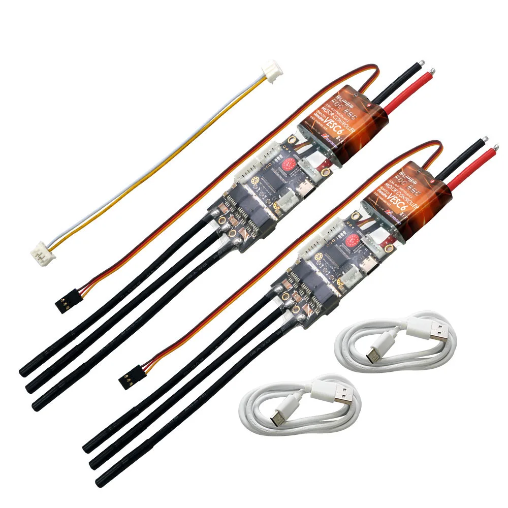 US $98.94 Maytech 2pcs SUPERFOC68 50A VESC60 Based ESC Controller With Canbus Cable For Electric Skateboard Robot Combat