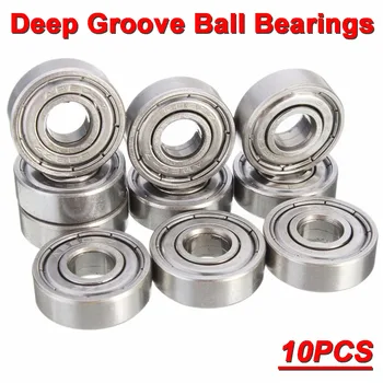 

10Pcs/set 608 Ball Bearing ABEC-5 8X22X7 mm Deep Groove Steel Sealed Ball Bearings 608RS Z3V3 608-2RS 608rs Bearing Roller