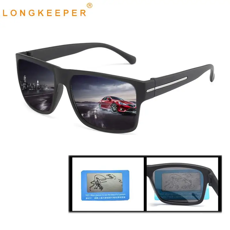 

LongKeeper Classic Polarized Sunglasses Men Women Brand Design Square Mirror Lens Sun Glasses Male Driving Goggles UV400 Oculos