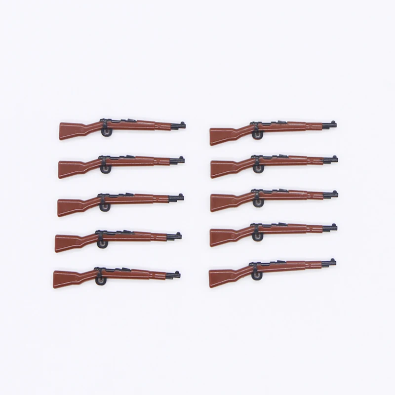 WW2 Military Weapon Pack Gun Building Blocks Rifle Sniper 98K Rocket Soldier Accessories Bricks Toys Compatible LegoINGlys Army (7)