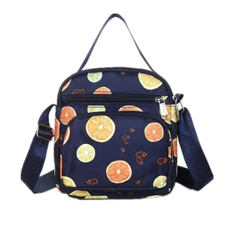 

New women shoulder bags Nylon Flowers Printing female handbags girls messenger bags small crossbody mini women bags
