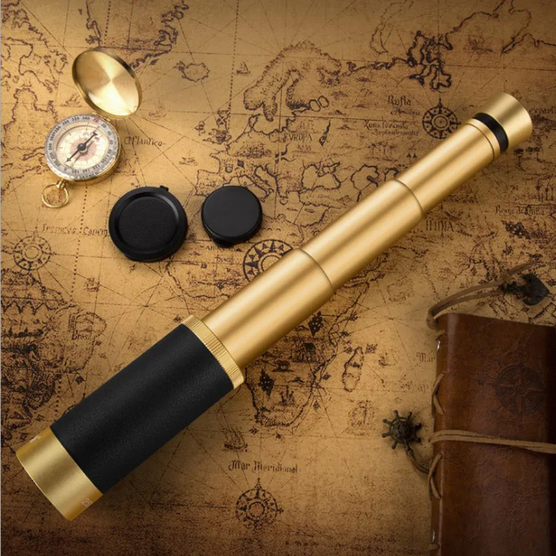 Vintage Pirate Mirror Single Telescope High HD 25x50 Telescopic