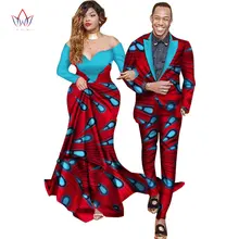 Sweet Lovers Matching Couples Clothes Gift Valentine' day Long Sleeve Women Maxi Dresses and Mens Jacket Suits Plus Size WYQ40