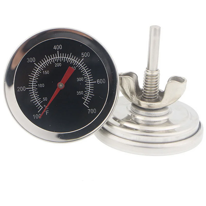 

10 Pcs 700 ℃ Stainless Steel Oven Pointer Thermometer Precision Dial BBQ Kitchen Meat Temperature Meter with Celsius/Fahrenheit