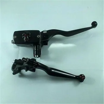 

Black 1" Skull Brake Clutch Lever For Harley Honda Kawasaki Suzuki Yamaha VN VT