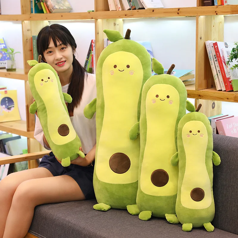 55/70/90cm Plush Avocado Soft Pillow Plush Toys Stuffed Plant Dolls Soft Pillow Cute Avocado Plush Toys for Girl Gift 3